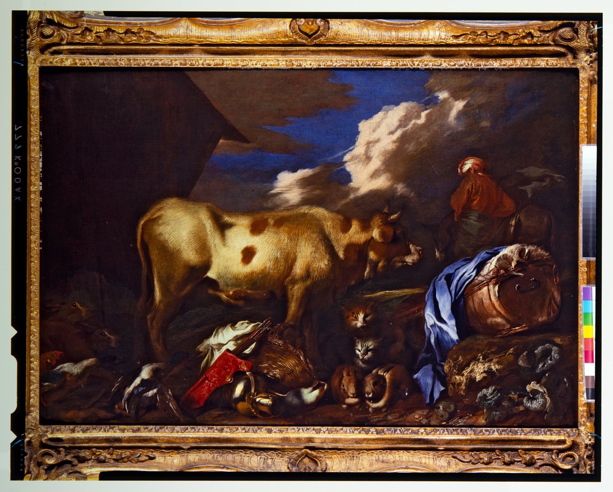 Noahs Arche mit Tieren von Giovanni Benedetto (1609 64) Castiglione