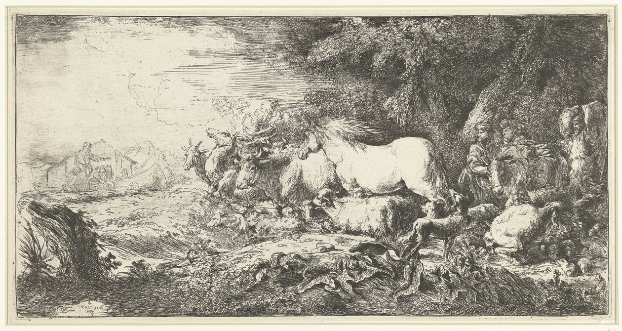 Arche Noah von Giovanni Benedetto Castiglione