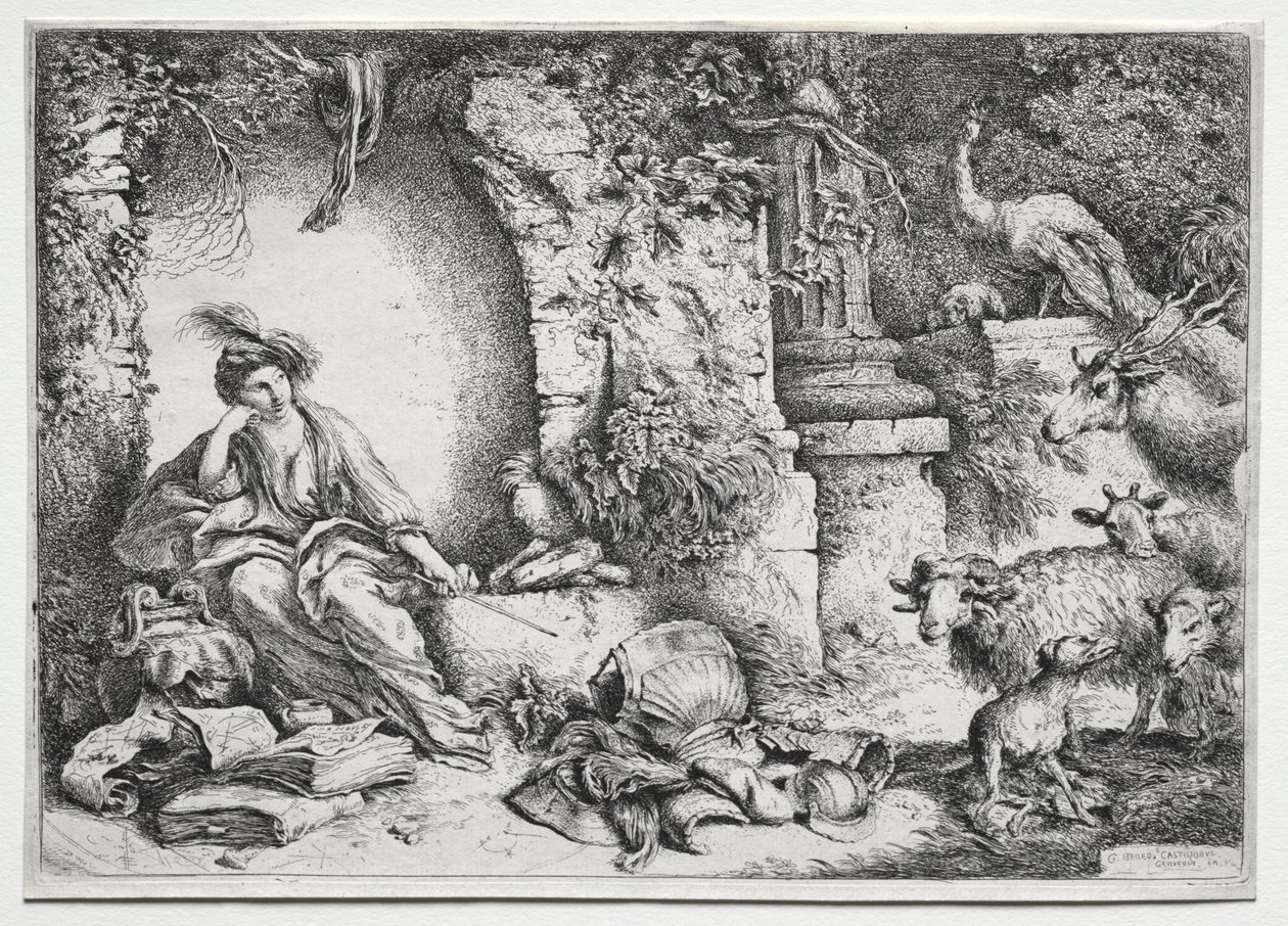 Die Melancholie von Giovanni Benedetto Castiglione