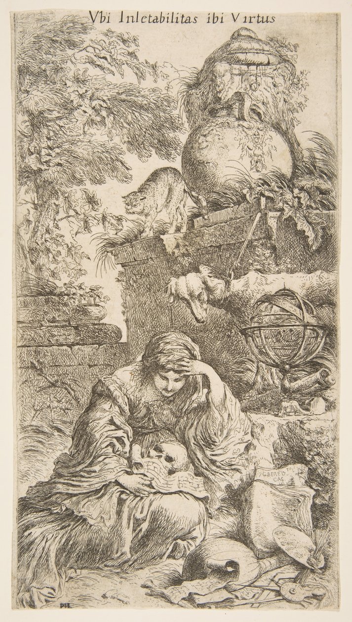 Melancholie von Giovanni Benedetto Castiglione