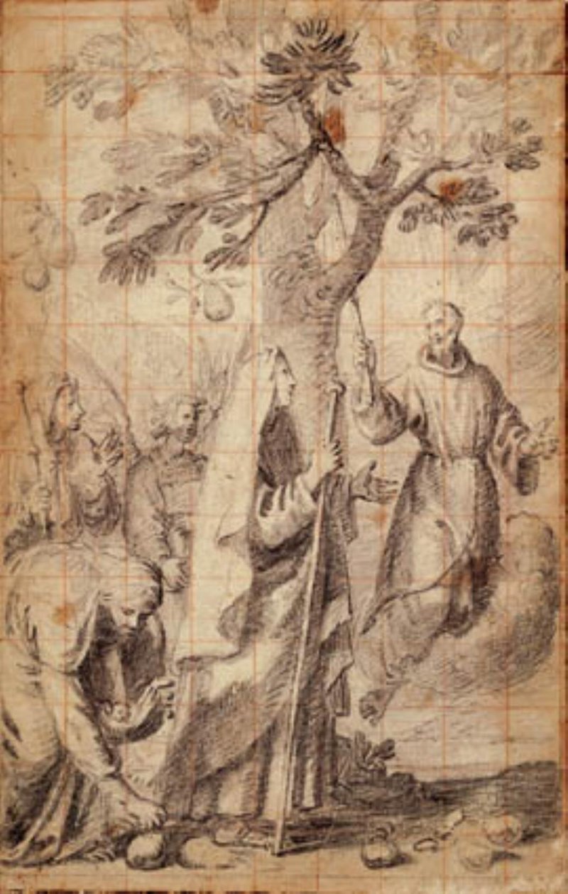 Ein Wunder des heiligen Torello des Einsiedlers von Giovanni Biliverti