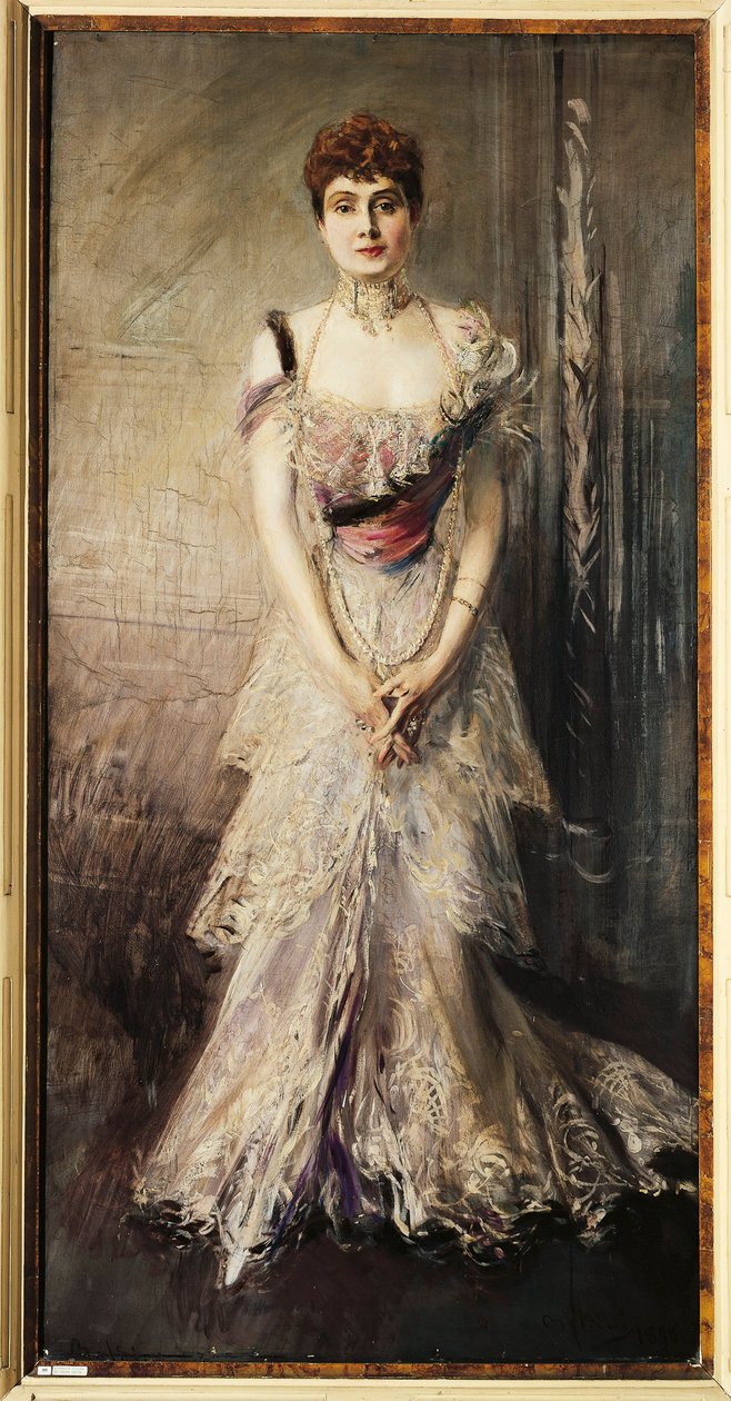 Porträt von Infantin Eulalia von Spanien, ca. 1898 von Giovanni Boldini