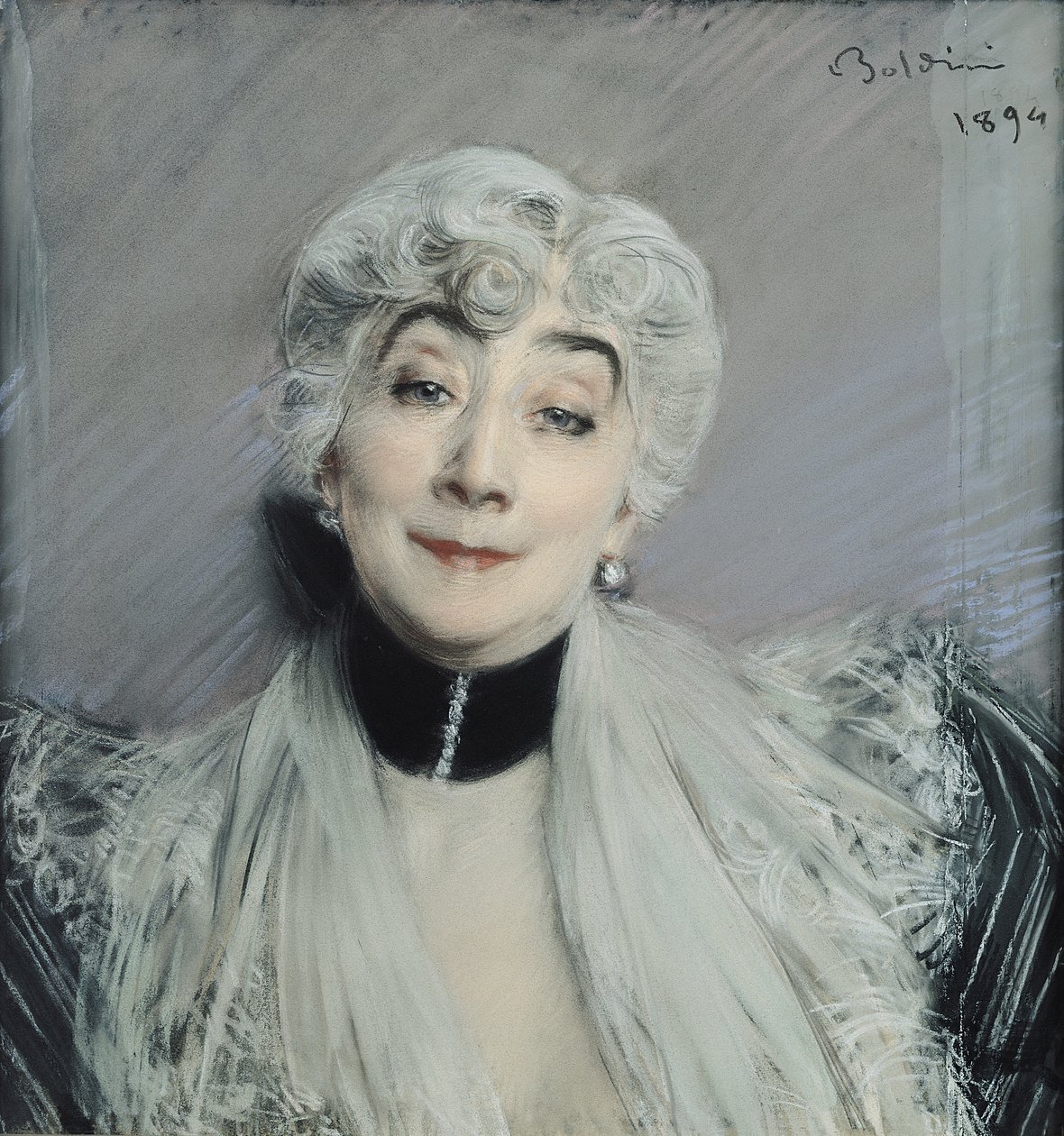 Porträt der Gräfin de Martel de Janville, bekannt als Gyp (1850-1932), 1894 von Giovanni Boldini