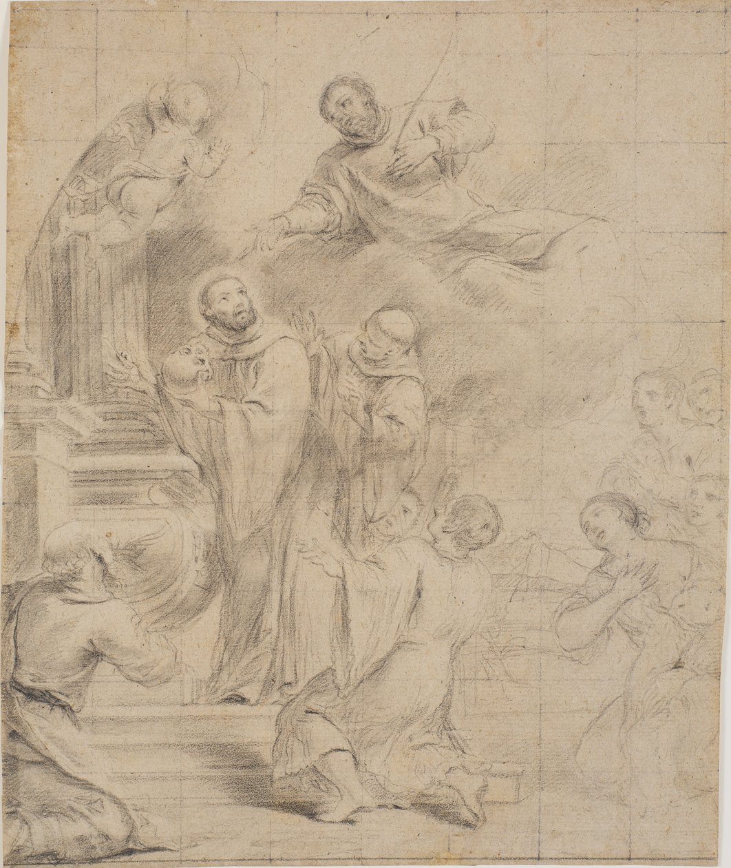 St. Bernhard rettet den Schädel von St. Caesarius von Giovanni Bonati