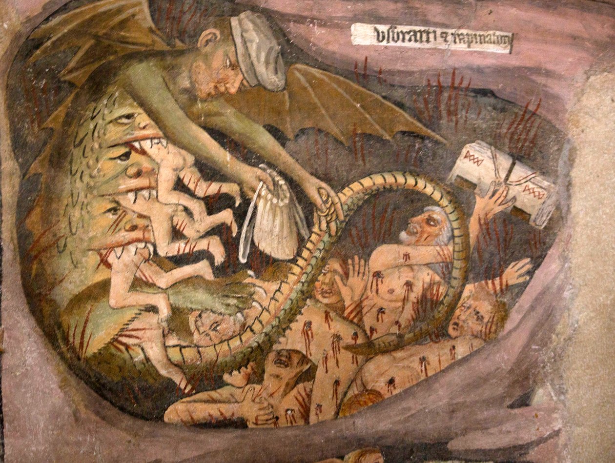 Das Jüngste Gericht (Detail) von Giovanni Canavesio