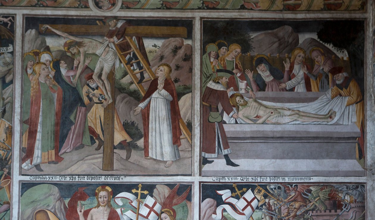 Szenen aus der Passion Christi, ca. 1492 von Giovanni Canavesio
