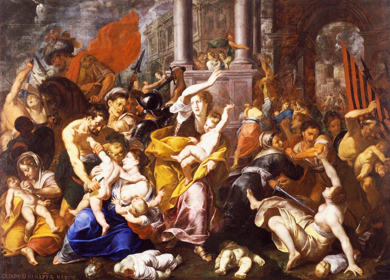 Das Massaker der Unschuldigen von Giovanni Cristoforo Storer
