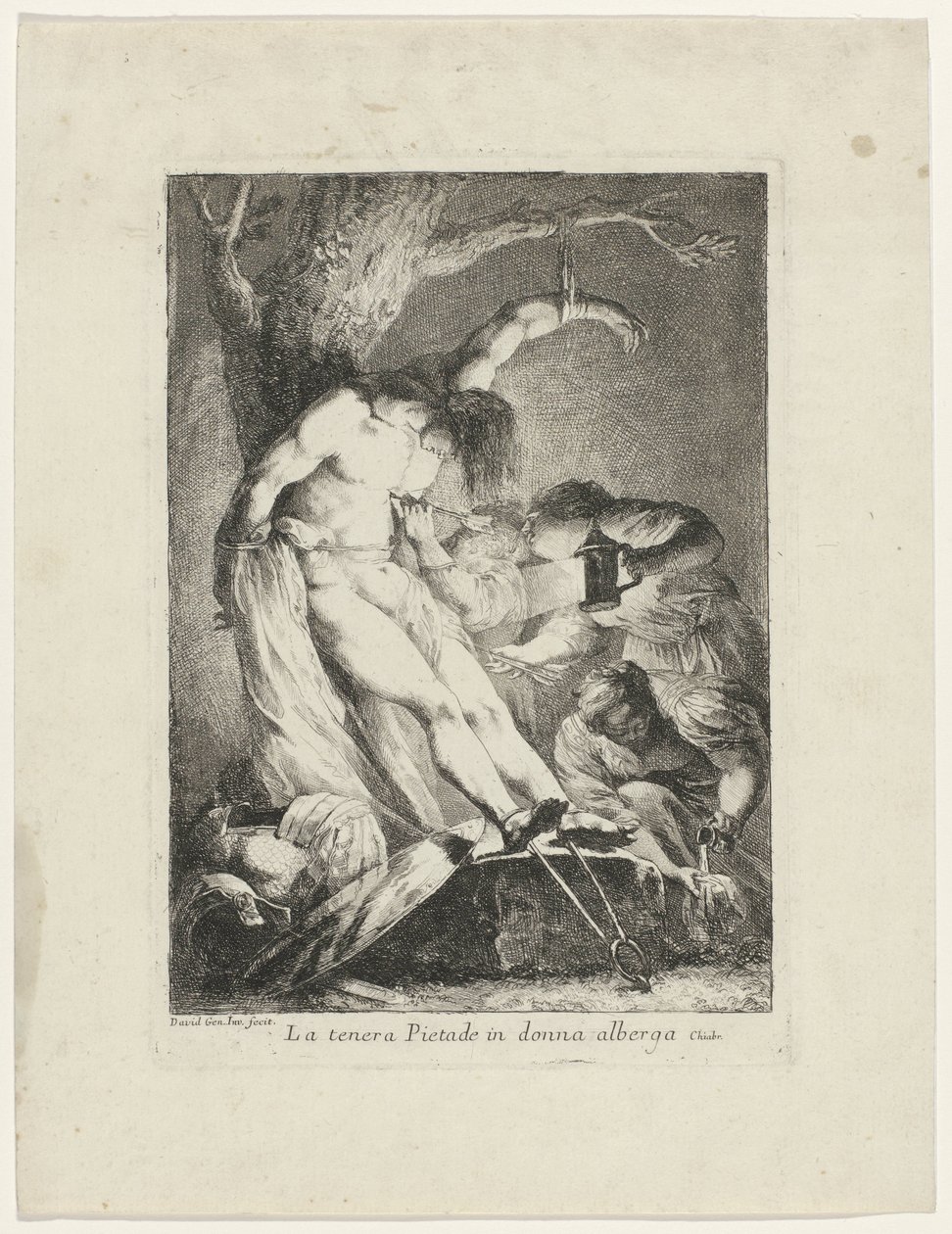 Heiliger Sebastian von der heiligen Irene gepflegt von Giovanni David
