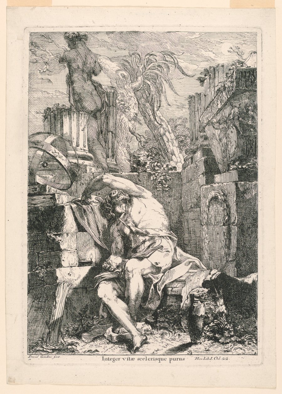 Integer vitae scelerisque purus (Horaz, Oden. Buch I,22) von Giovanni David