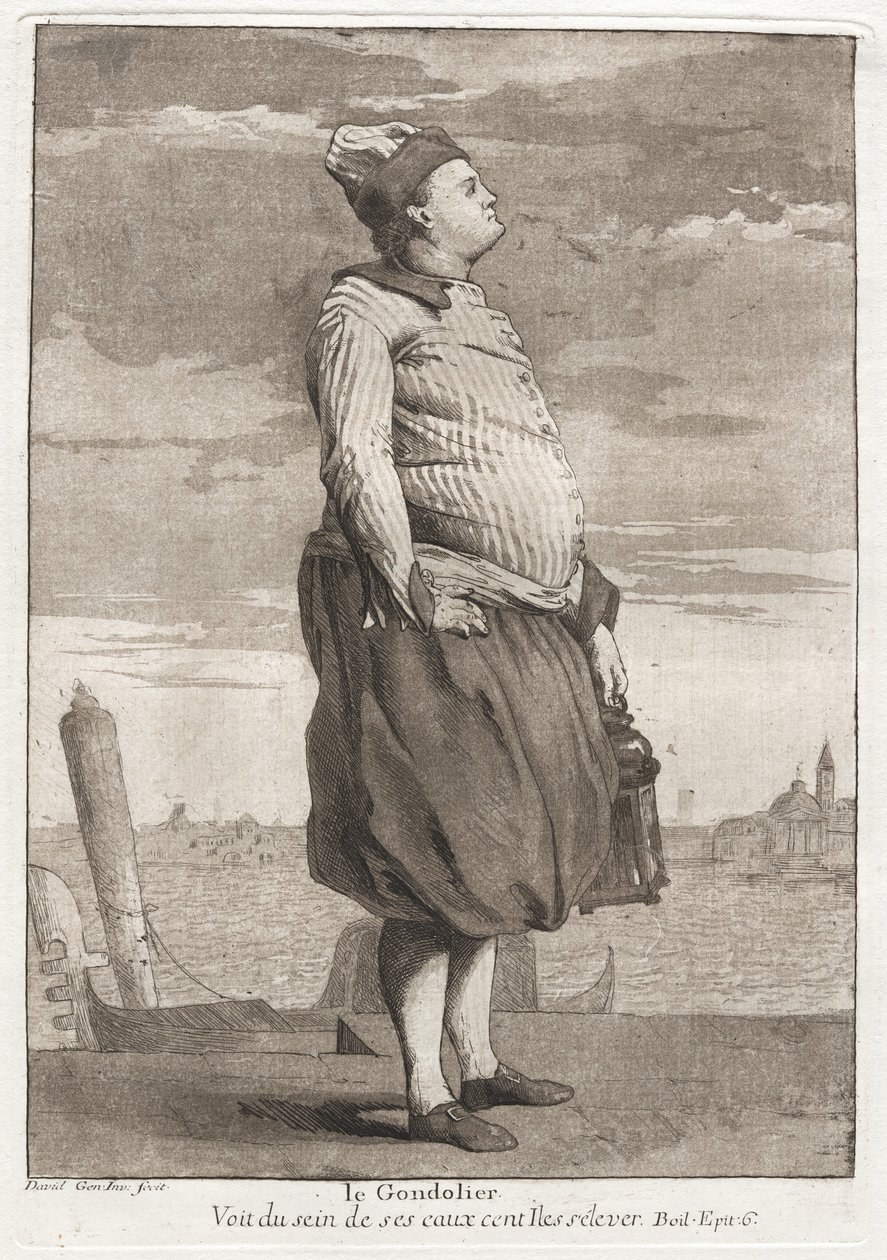 Der Gondoliere von Giovanni David