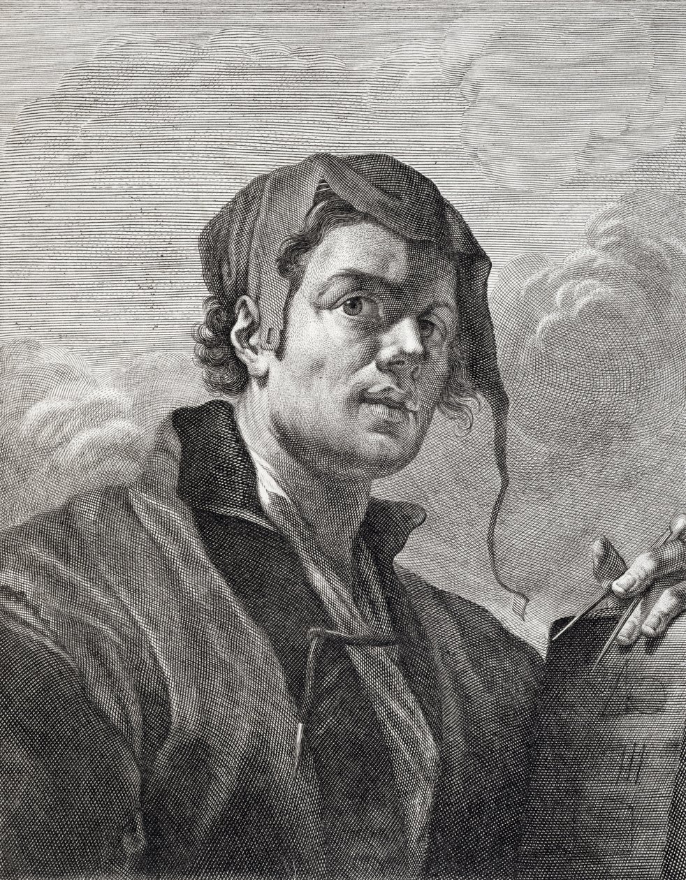 Gerrit van Honthorst (1590-1656), graviert von Cosimo Mogalli (1667-1730) von Giovanni Domenico Ferretti