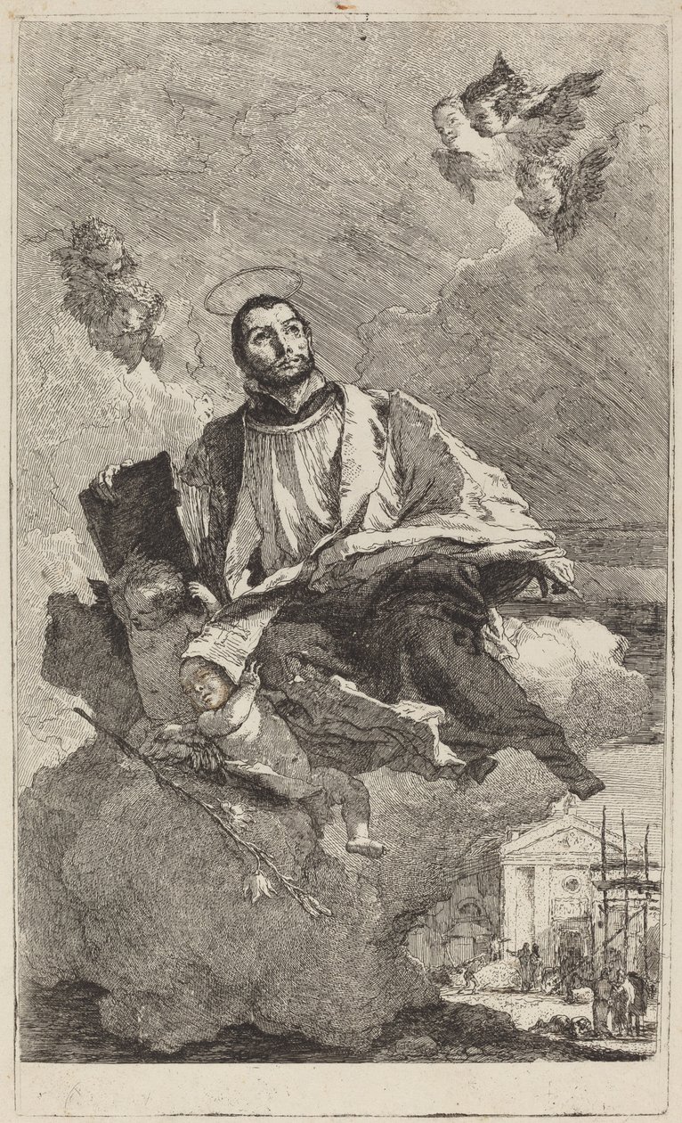 Heiliger Gaetano von Thiene von Giovanni Domenico Tiepolo