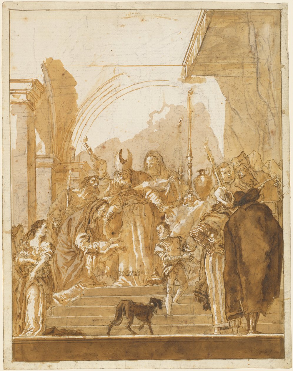 Die Darstellung im Tempel von Giovanni Domenico Tiepolo