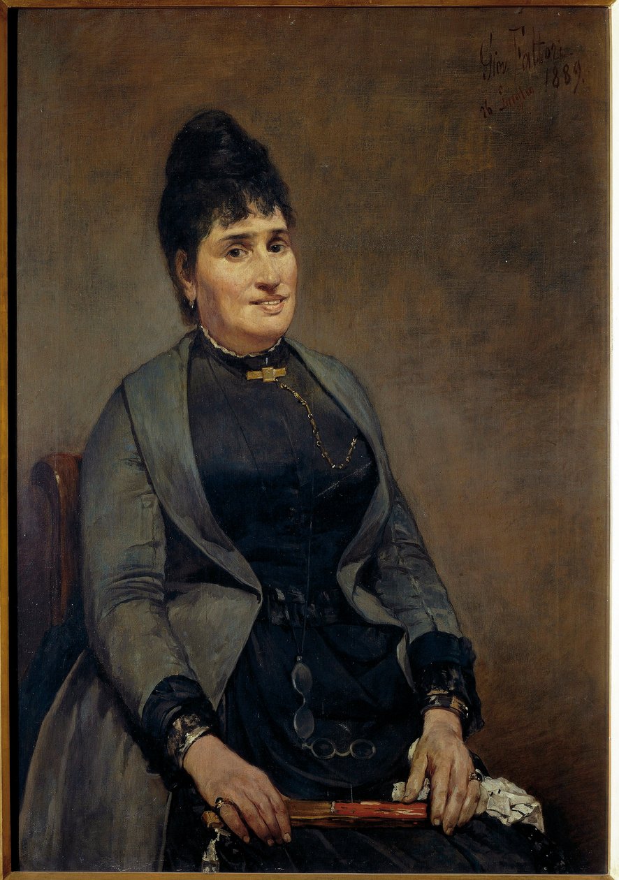 Porträt von Marianna Bigazzi von Giovanni Fattori