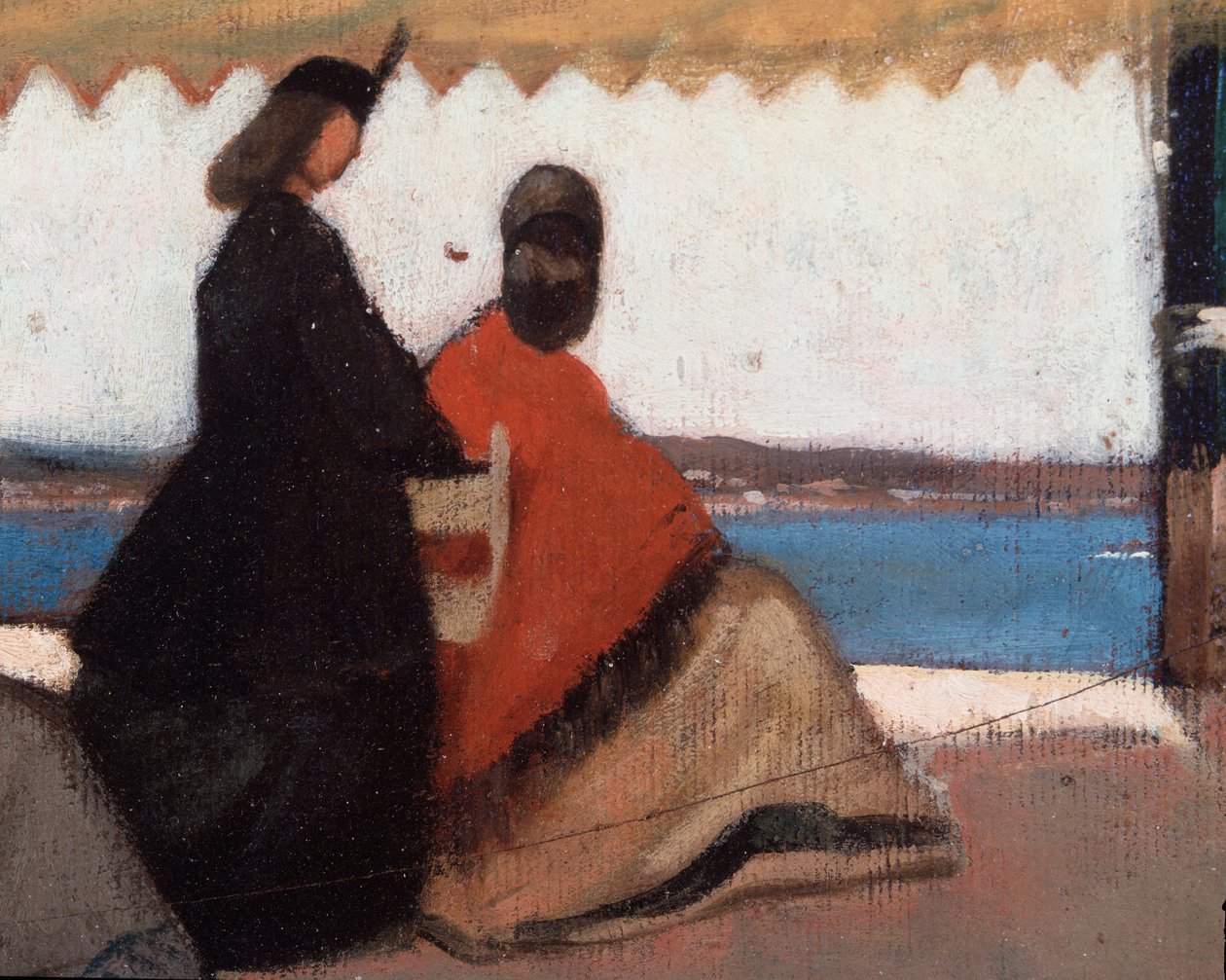 La Rotonda di Palmieri (Detail) von Giovanni Fattori