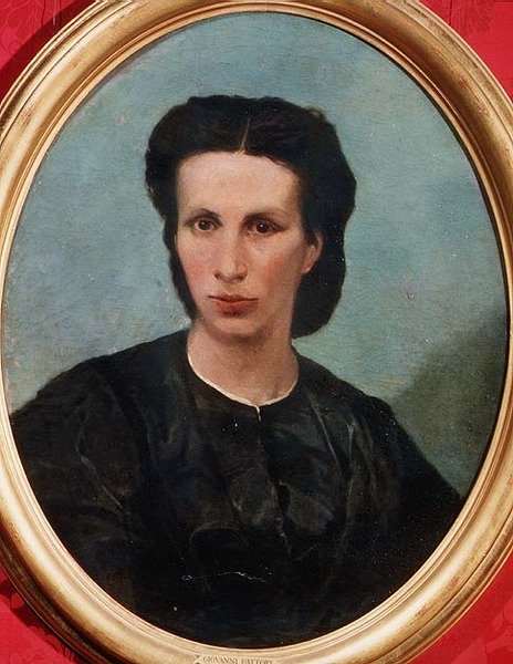Porträt von Frau Biliotto von Giovanni Fattori