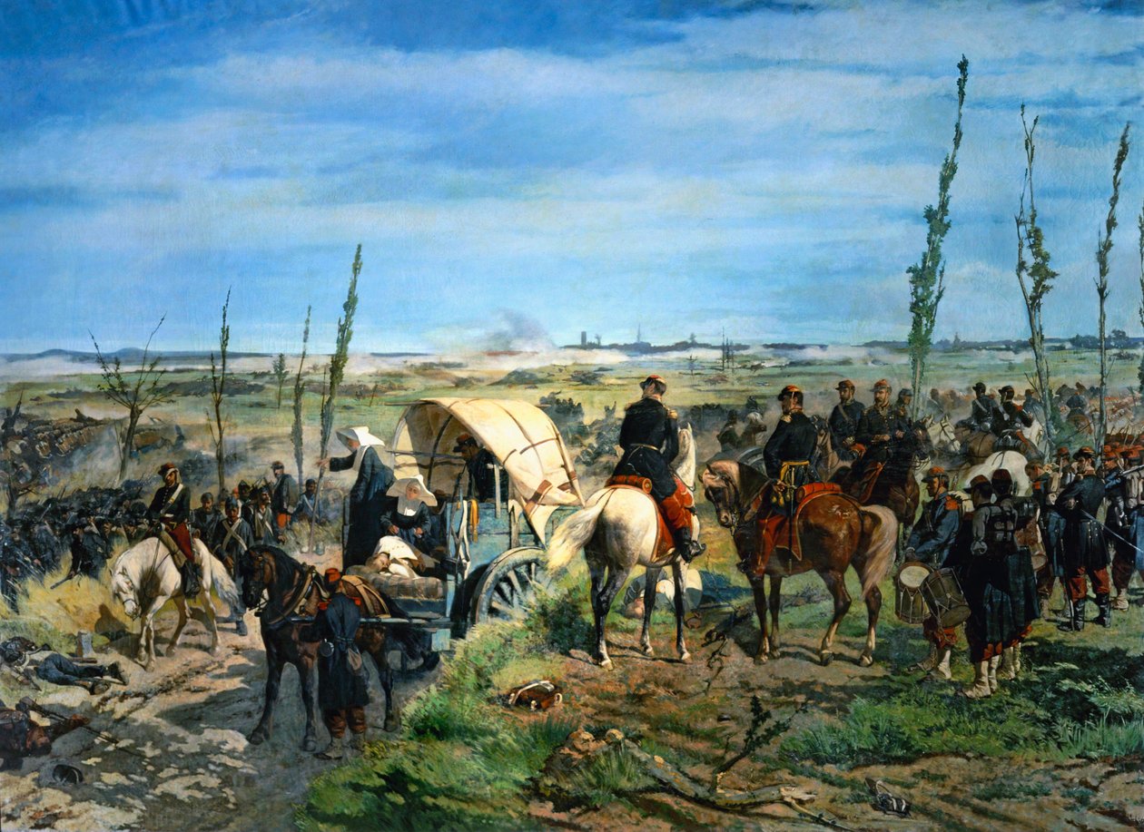 Das italienische Lager nach der Schlacht von Magenta von Giovanni Fattori