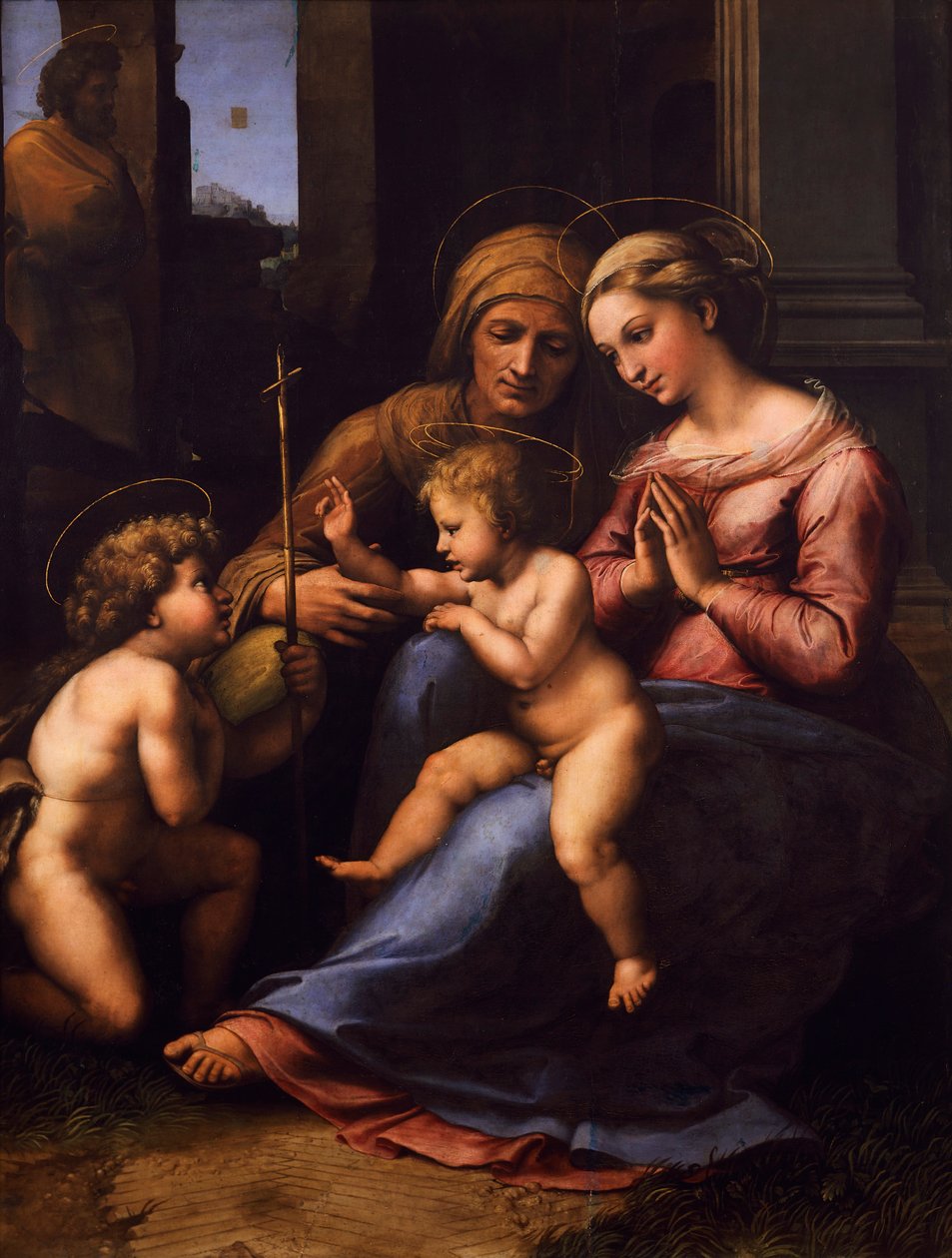 Unsere Liebe Frau der göttlichen Liebe, von Giovan Francesco Penni, bekannt als der Fattore (ca. 1488-1528) von Giovanni Francesco (c.1488 1528) Penni