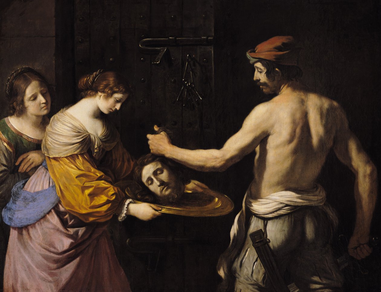 Salome empfängt den Kopf von Johannes dem Täufer, 1637 von Giovanni Francesco Barbieri