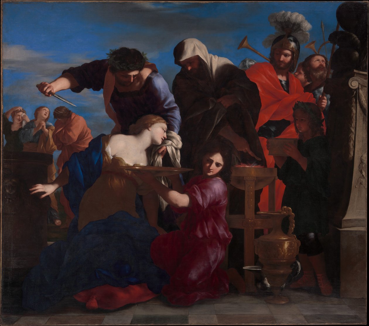 Das Opfer der Polyxena von Giovanni Francesco Romanelli