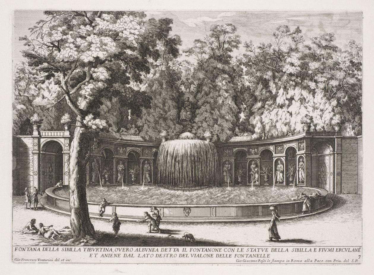 Fontana della Sibilla Tiburtina von Giovanni Francesco Venturini