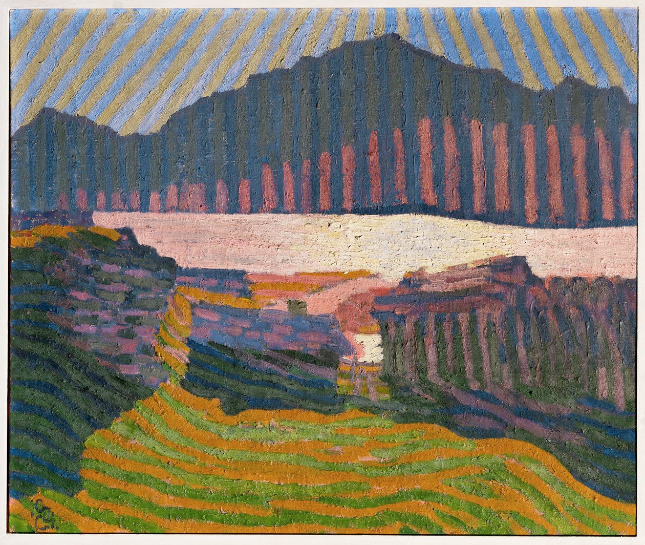 Blick auf Capolago von Giovanni Giacometti