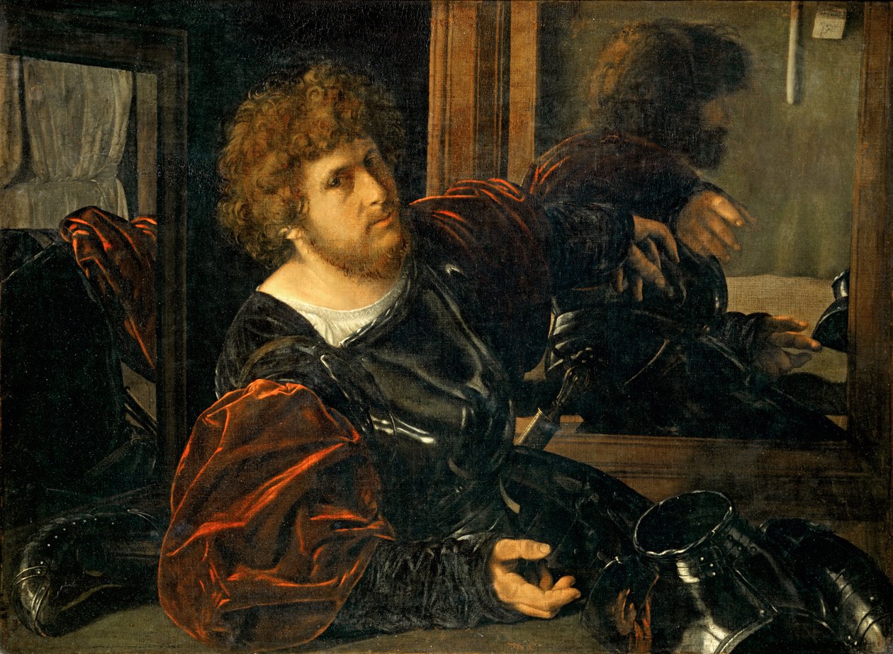 Selbstporträt, früher bekannt als Porträt von Gaston de Foix von Giovanni Girolamo Savoldo