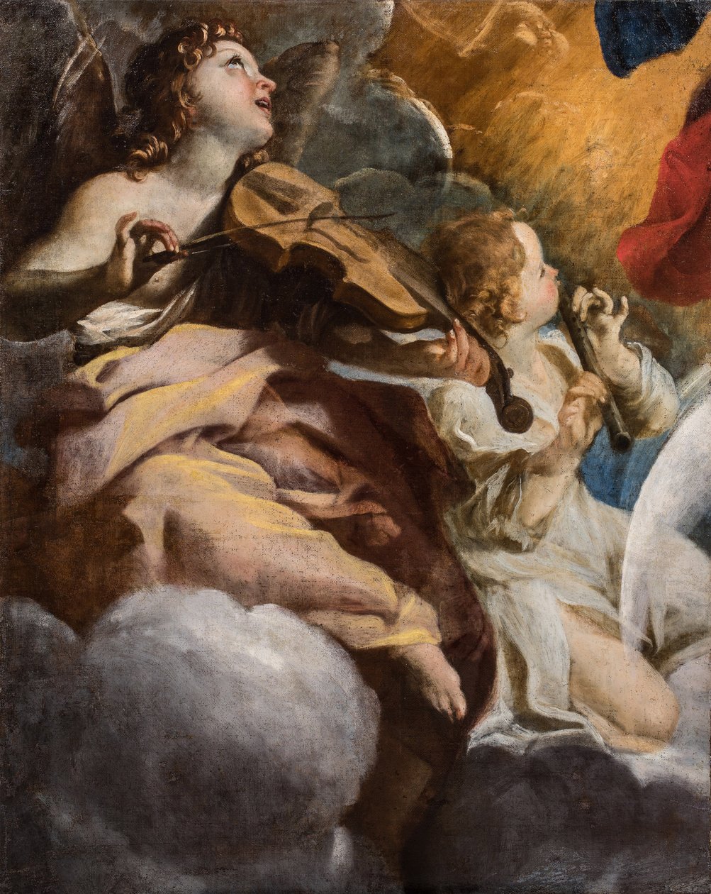 Die musizierenden Engel von Giovanni Lanfranco