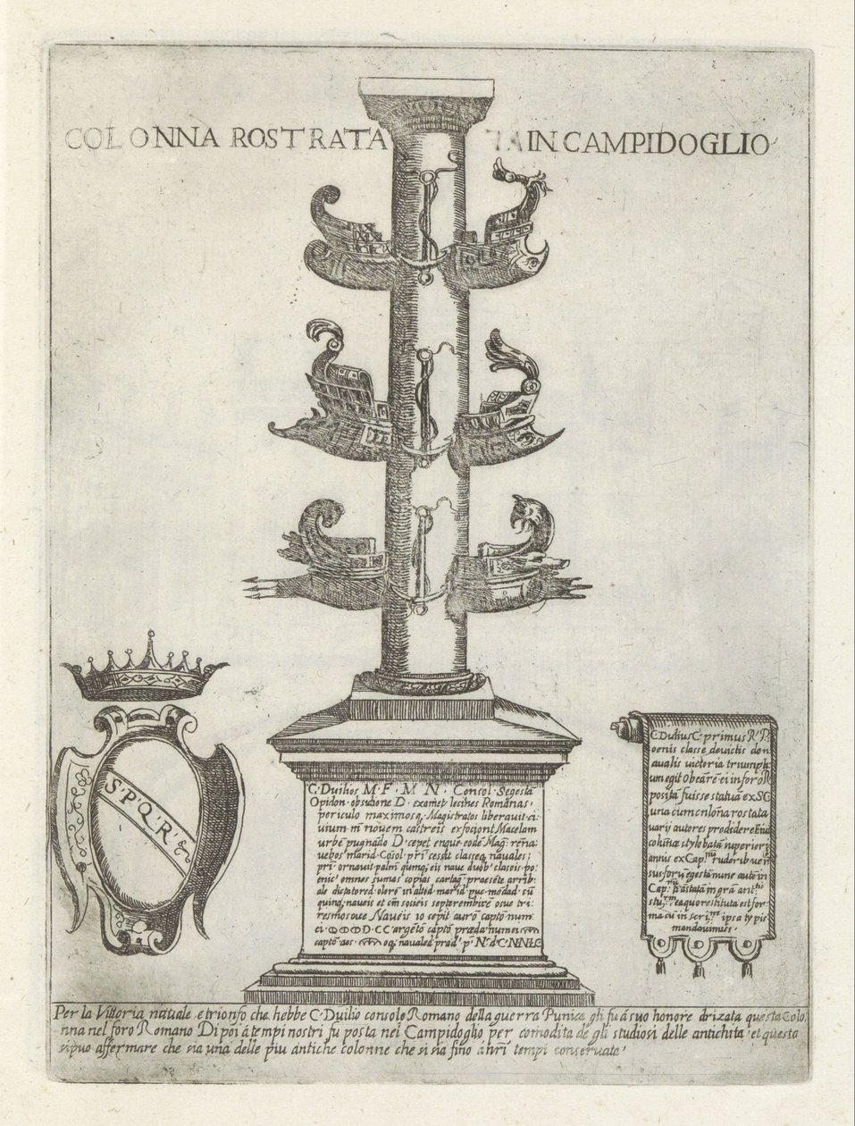 Colonna rostrata von Giovanni Maggi
