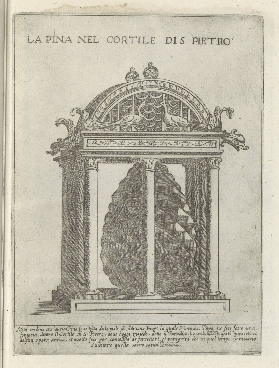 Die Pigna im Vatikan von Giovanni Maggi
