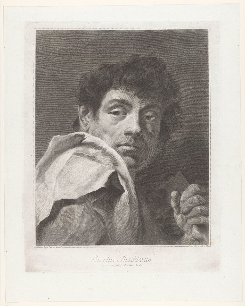 Apostel Judas Thaddäus Sanctus Thaddaeus Apostel (Serientitel) von Giovanni Marco Pitteri