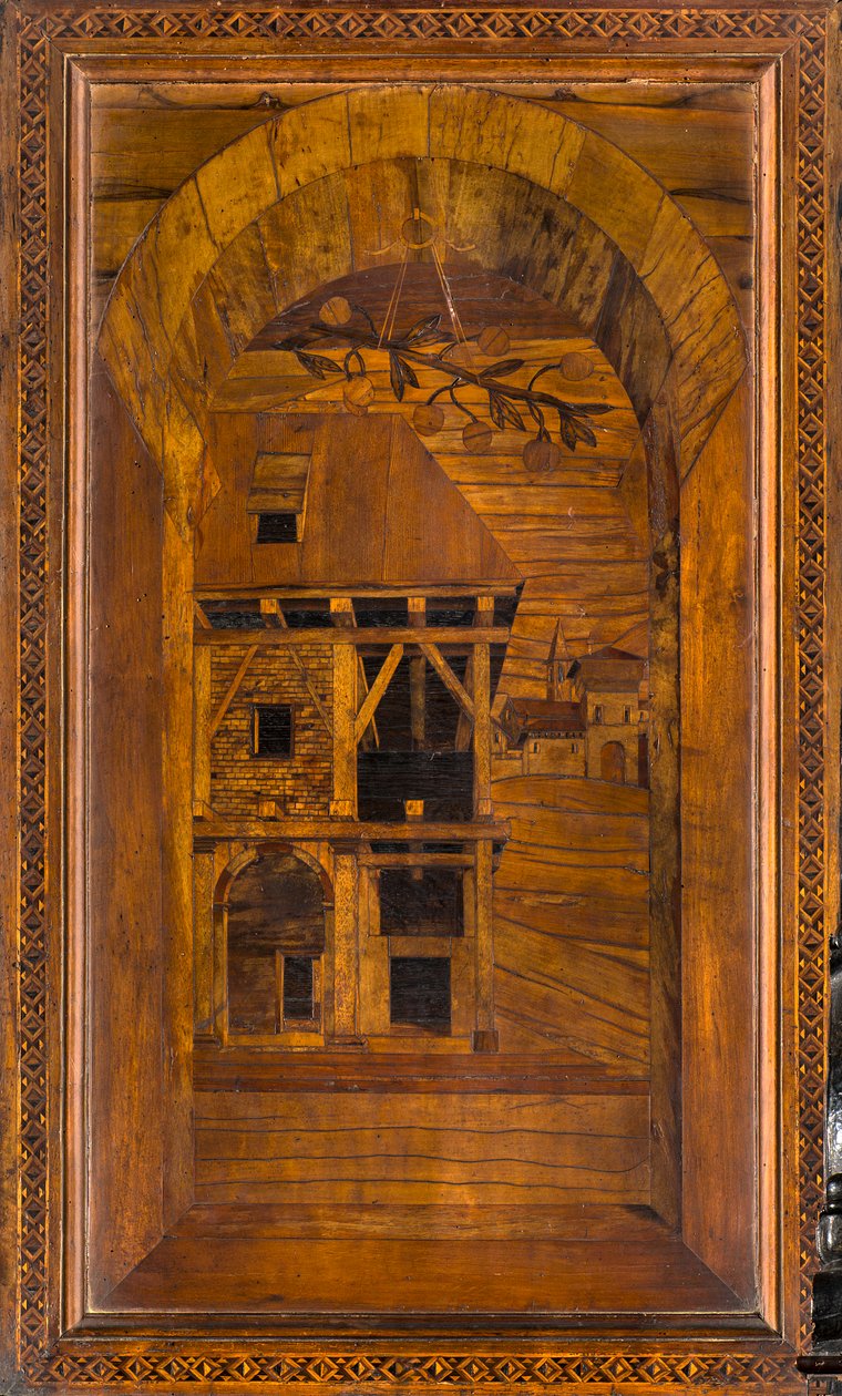 Lignaean-Kanonischer Chor, eingelegt von Giovanni Maria Platina 1484, oberer Stand von Giovanni Maria Platina