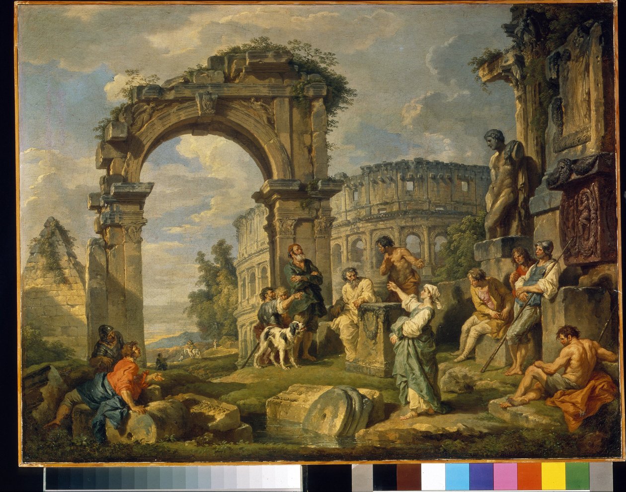 Die Kumeische Sibylle prophezeit die Geburt Christi von Giovanni Paolo Pannini