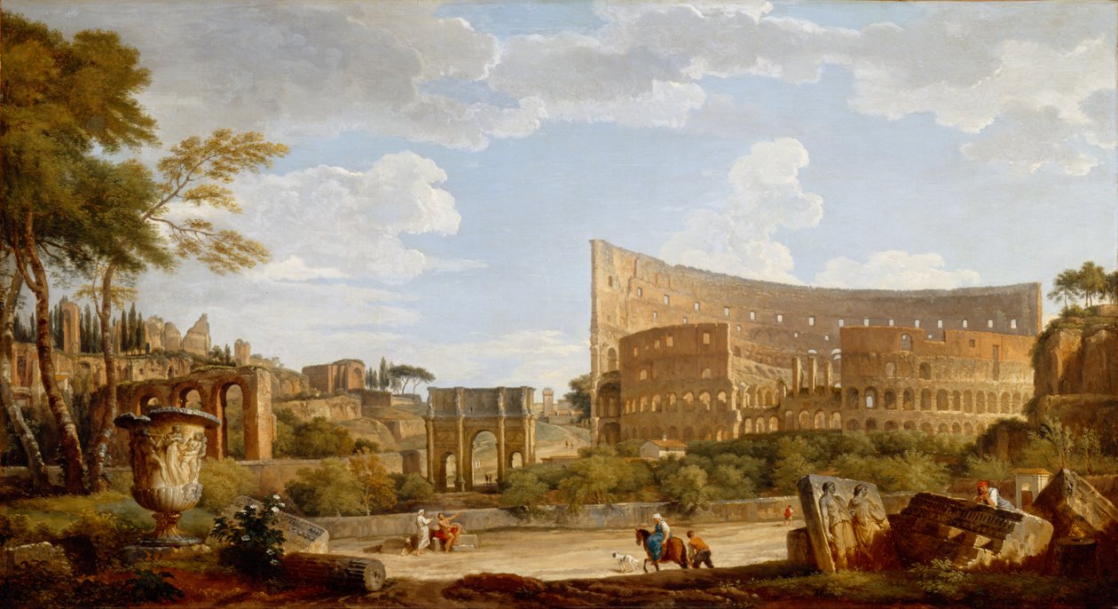 Ansicht des Kolosseums von Giovanni Paolo Pannini