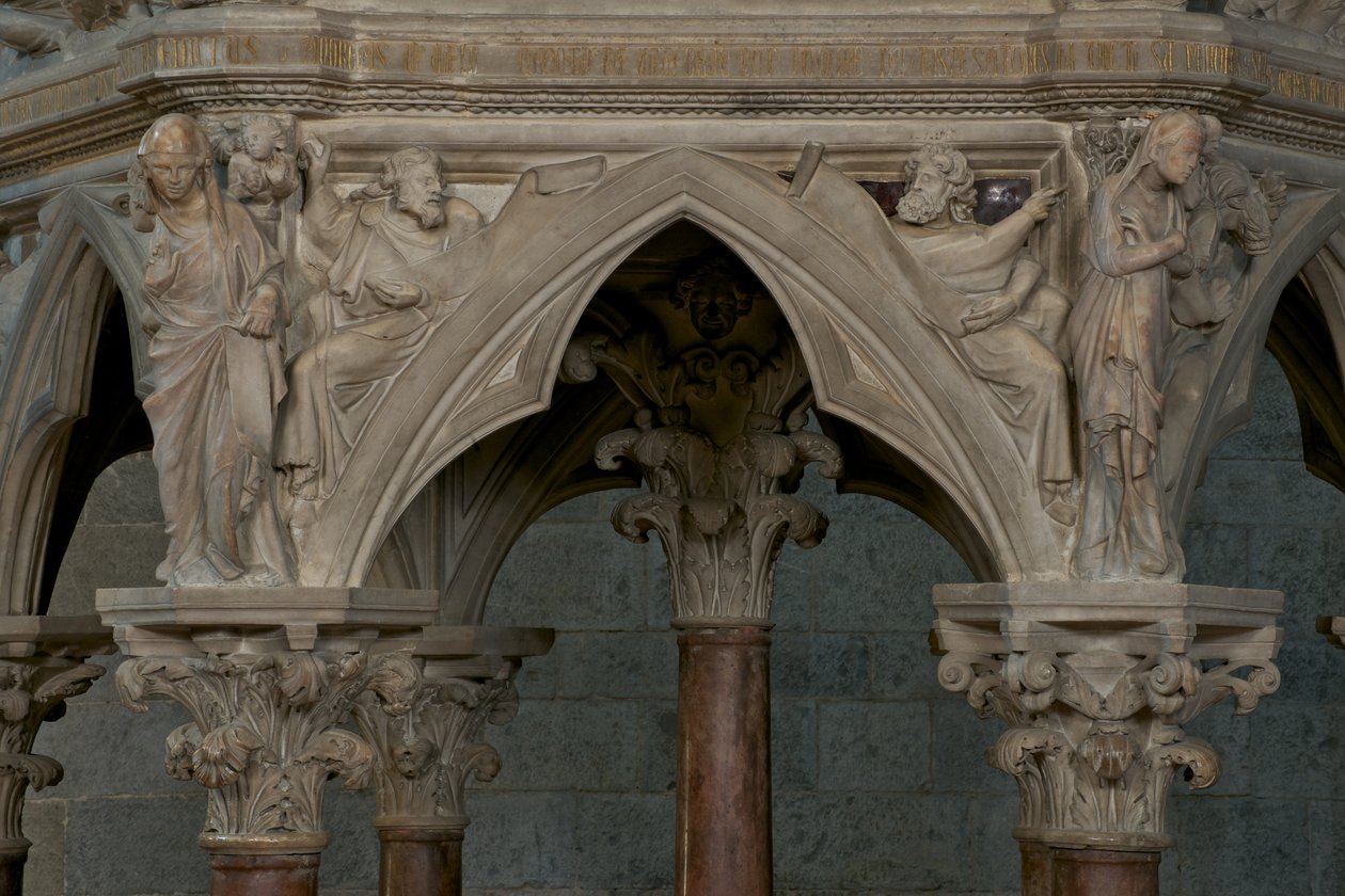 Die Kanzel in der Kirche Sant
