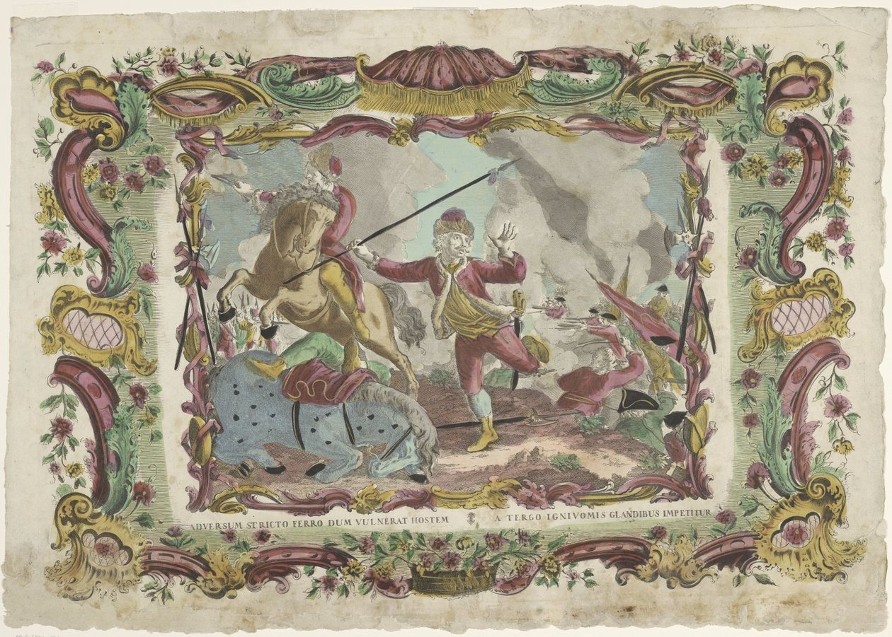 Kämpfende Soldaten von Giovanni Volpato (possibly)
