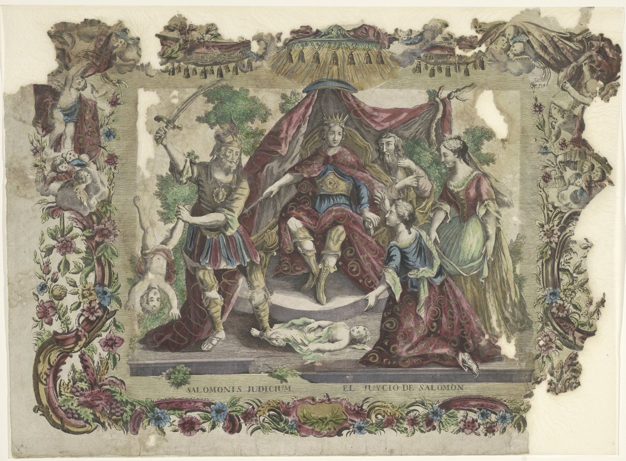 Das Urteil Salomos von Giovanni Volpato