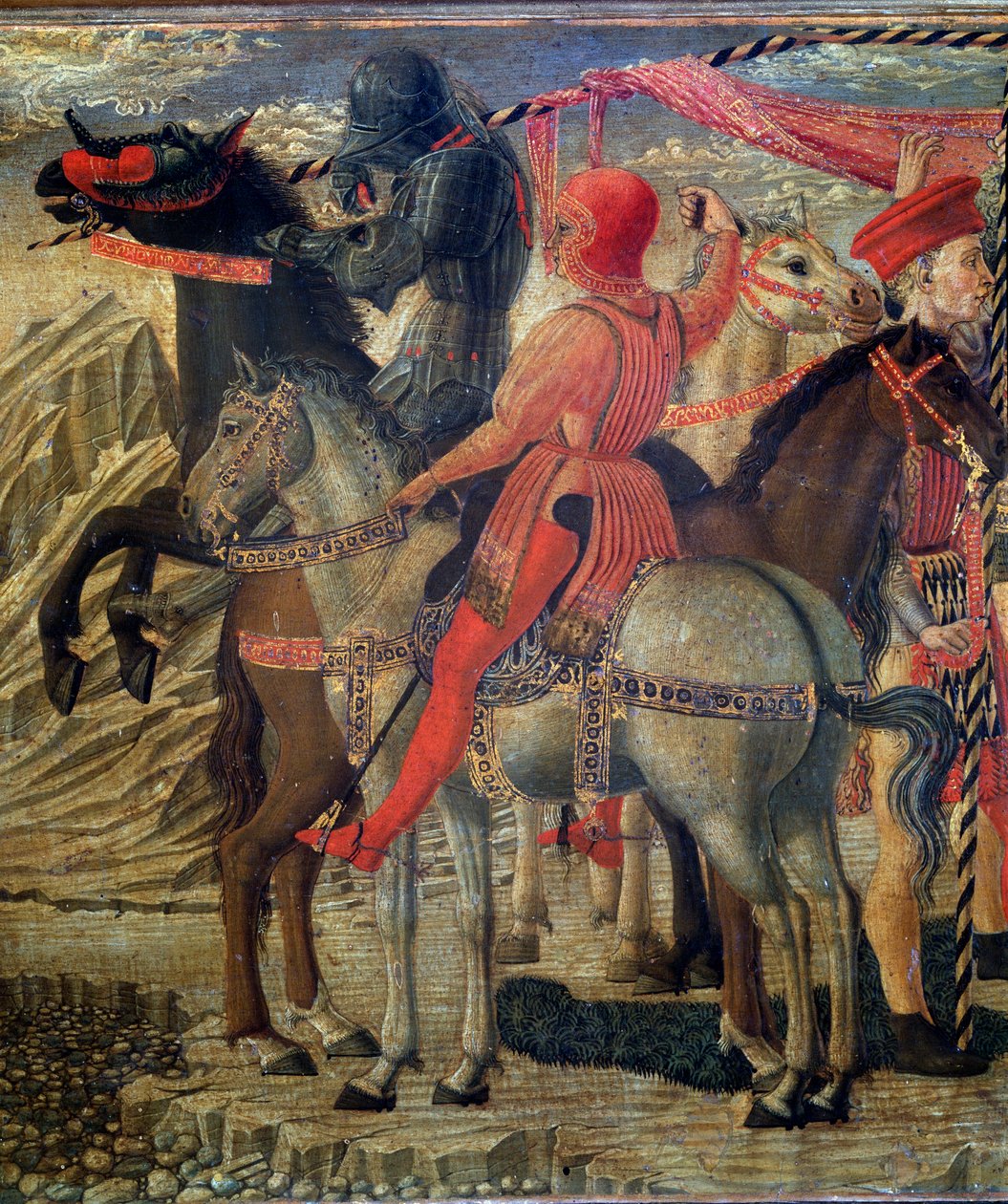 Episoden aus dem Leben des Heiligen Nikolaus von Bari (St. Nikolaus von Myra) - Predelle (Detail) von Giovanni di Francesco del Cervelliera