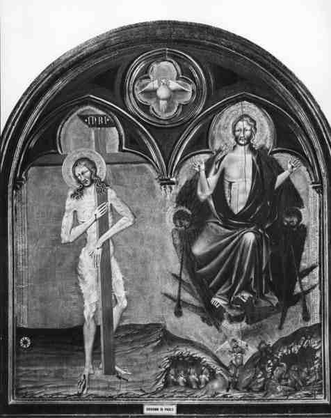 Christus leidend und Christus triumphierend von Giovanni di Paolo di Grazia