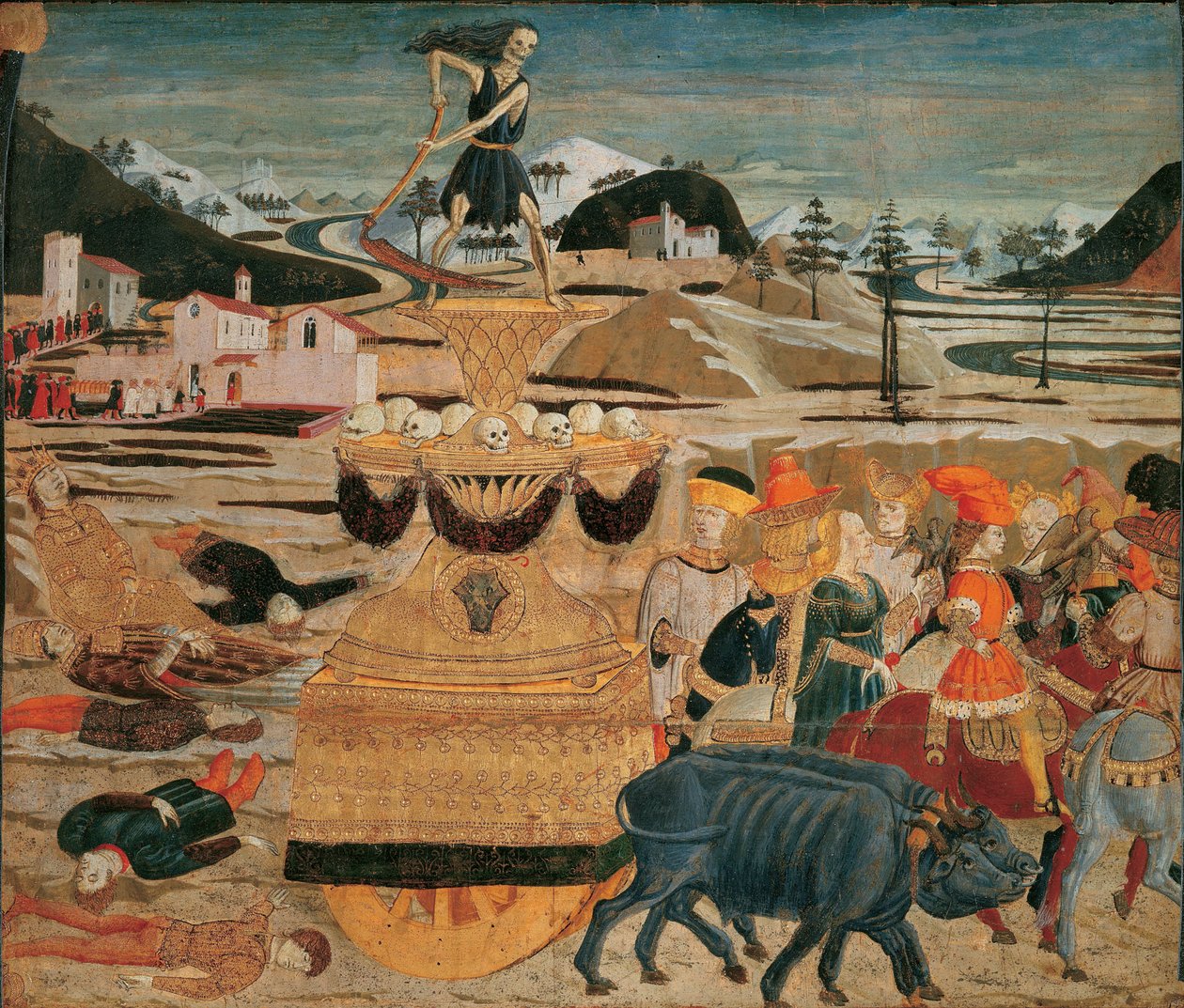 Der Triumph des Todes von Giovanni di Ser Giovanni Scheggia