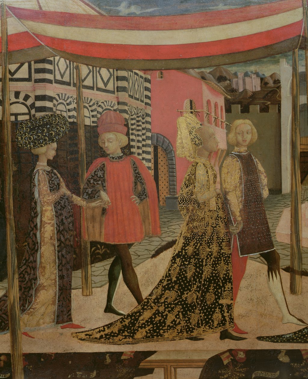Der Adimari Cassone, ca. 1450 von Giovanni di Ser Giovanni Scheggia