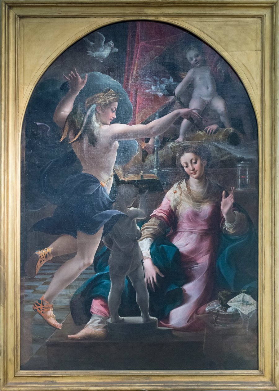 Die Verkündigung von Girolamo Mazzola Bedoli