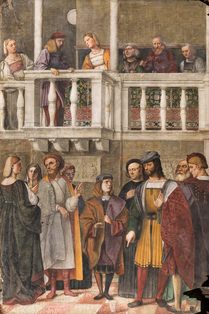 Das Wunder des Glases, Basilika des Heiligen Antonius, Padua, Italien von Girolamo Tessari