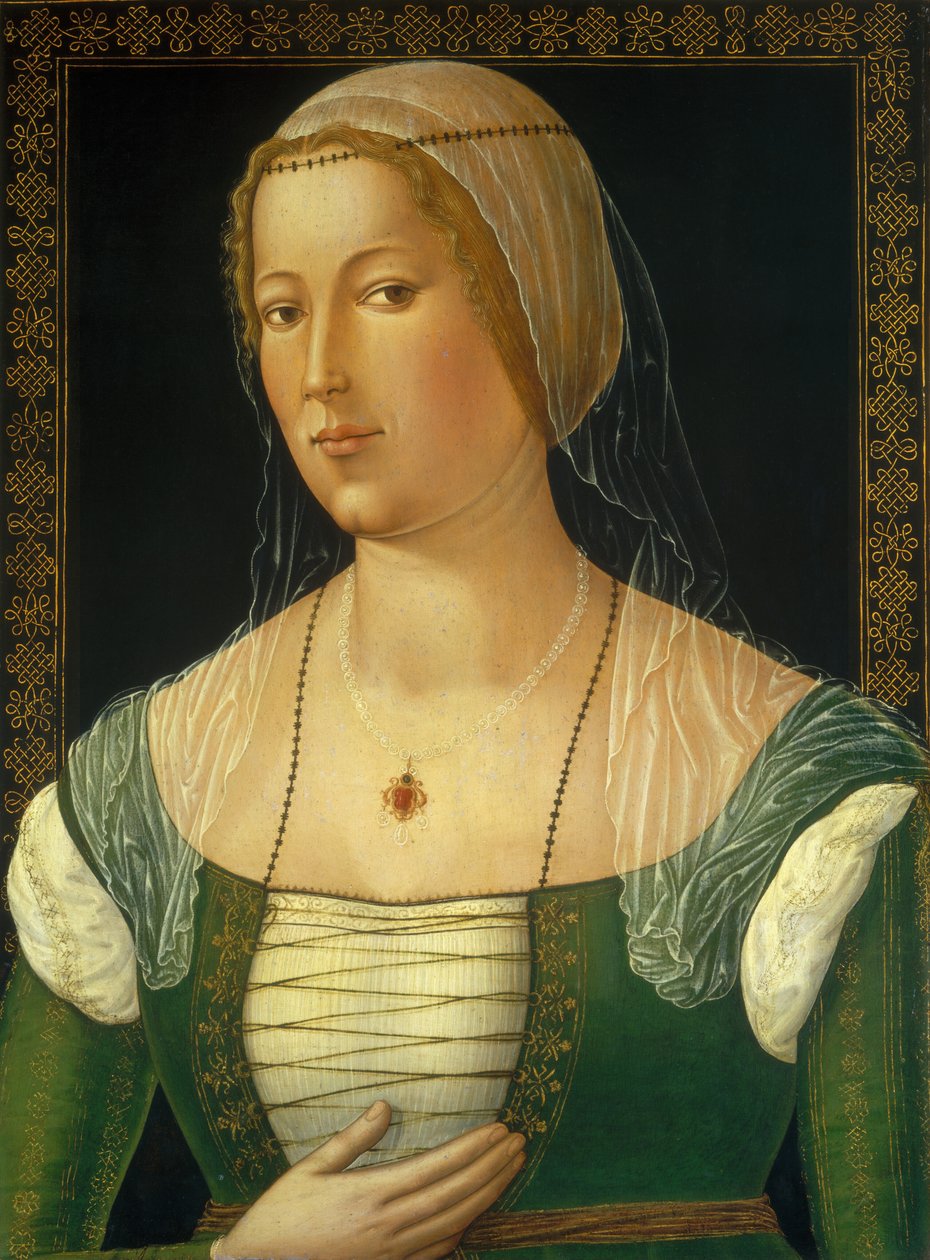 Porträt einer jungen Frau, ca. 1508 von Girolamo di Benvenuto