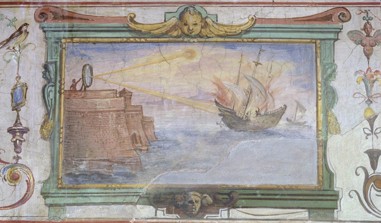 Brennspiegel, Stanzio della Mattematica von Giulio Parigi