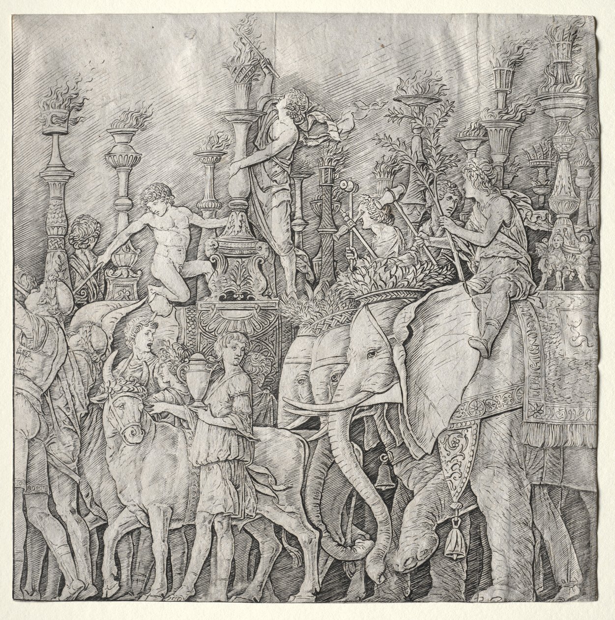 Die Triumphe Caesars: Die Elefanten von Giulio Campagnola