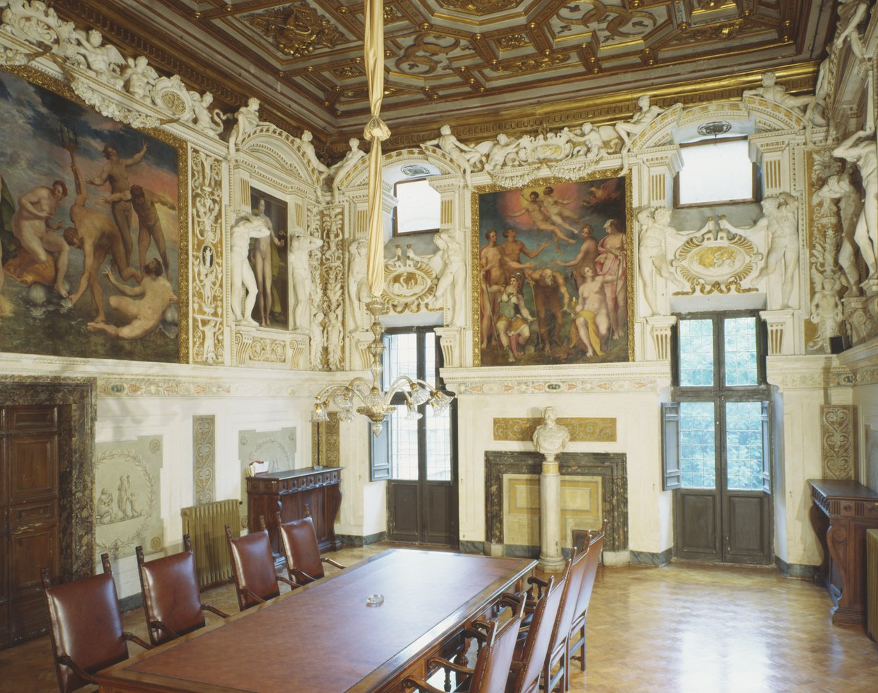Halle der vier Jahreszeiten von Giulio Mazzoni