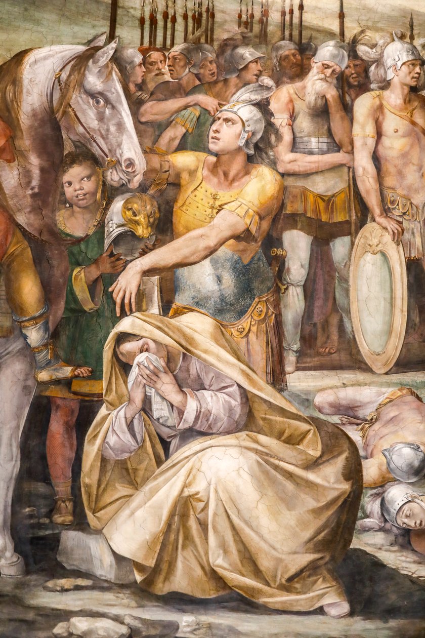 Kampf zwischen Horatiern und Kuratiern (Detail) von Giuseppe (1568 1640) Cesari