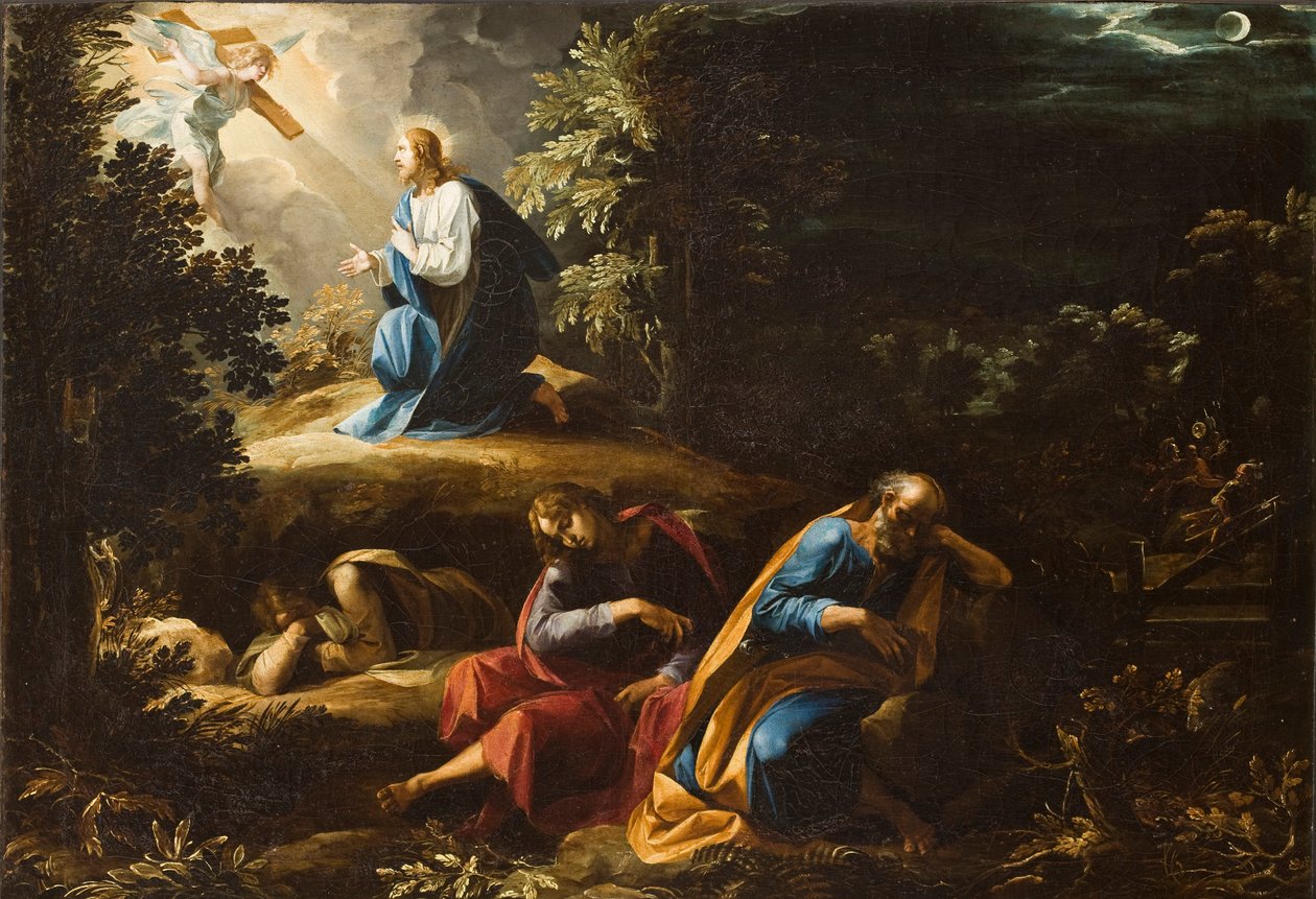 Die Agonie im Garten (Christus am Ölberg) von Giuseppe Cesari