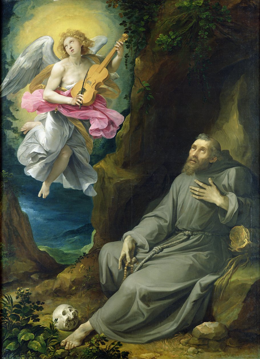 Die Ekstase des Heiligen Franziskus von Assisi, ca. 1593 von Giuseppe Cesari